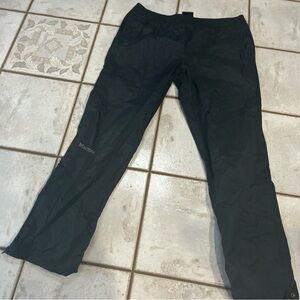 Marmot Precip Rain Pants Waterproof Hiking Outdoor Black Mens XL LIGHTWEIGHT
